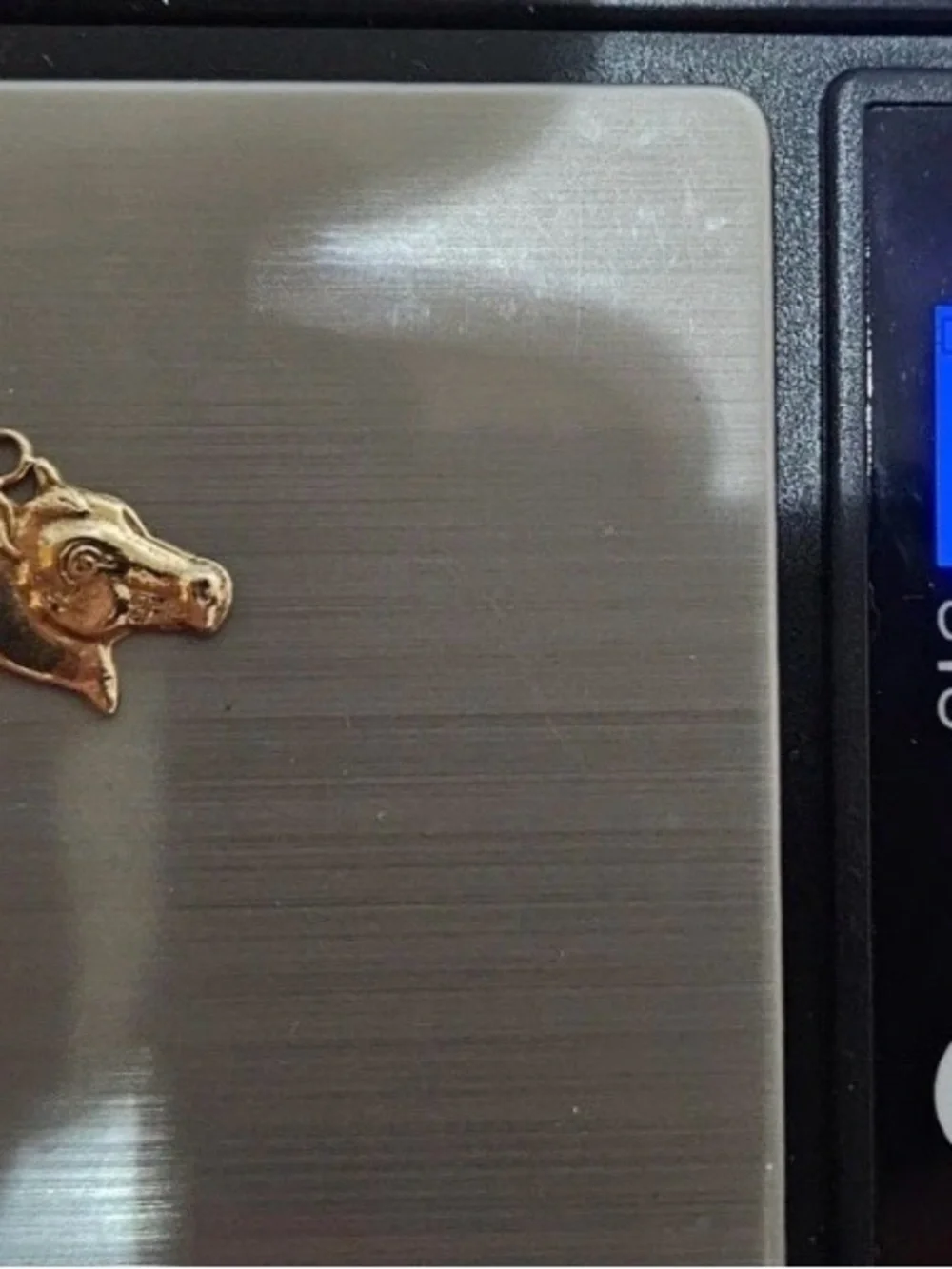 Vintage-Style Silver and Gold Horse Pendant Necklace - Unbranded
